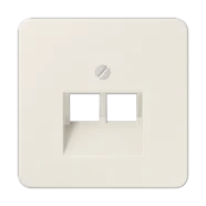 Jung 569-2 UA Afdekking voor IAE/UAE-aansluitdoos Wit Must-Have