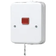 Jung 102 KOZ WW Badkamer-trekschakelaar 16 A 250 V Alpine wit Seizoensaanbieding