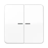 Jung CD 595 KO5 WW Schakelwip met lens Alpine wit Koopje