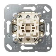Premium Jung 531-41U Multipulsdrukker 1-voudig Impulsdrukker met 2 x 2 maakcontacten en nulstand