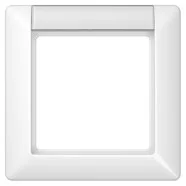 Jung AS 581 NA WW Afdekraam met tekstvenster 12 x 55,5 mm 1-voudig Alpine wit Actieprijs