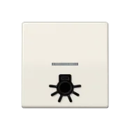 Koopje Jung AS 591 L1 KO5 Langer zelfstandig wonen Schakelwip met opgelegd symbool "licht" met lens Wit