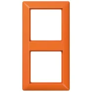 Laatste Versie Jung AS 582 BF O Afdekraam 2-voudig Oranje (slagvast)