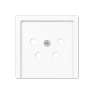 Korting Jung A 561 NTF WW Afdekking voor 4-polige PTT-contactdoos Alpine wit