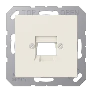 Meest Verkocht Jung A1569-15WE Afdekking (klikbevestiging) voor modular jack 1-voudig EMT, AMP, MTRJ Met tekstvensters AS range Wit