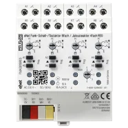 Jung FM AS 816 REG eNet radiografische schakel-/pulsactor 8-voudig / jaloezieactor 4-voudig, voor DIN-rail Populair
