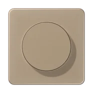 Jung CD 1740 GB Afdekking voor draaidimmers en -schakelaars Goud-brons Weekendaanbieding