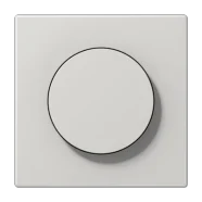 Jung LS 1740 LG Afdekking met draaiknop Lichtgrijs Dagaanbieding
