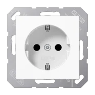 Jung A 1520 NKI WW Wandcontactdoos Met beschermingscontact 16A 250V Met verhoogde aanrakingsveiligheid Alpine wit Rechtstreeks Van De Fabrikant