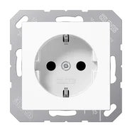 Jung A 1520 N WW Wandcontactdoos met beschermingscontact 16A 250V Alpine wit Meest Verkocht