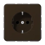 Jung CD 1520 N BR Wandcontactdoos met beschermingscontact Bruin Speciale Aanbieding