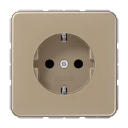 Koop Vandaag Jung CD 1520 N GB Wandcontactdoos met beschermingscontact Goud-brons