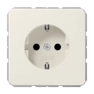 Op = Op Jung CD 1520 NKI Wandcontactdoos met beschermingscontact Wit