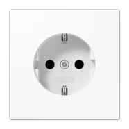 Jung LS 1520 N WW Wandcontactdoos met beschermingscontact Alpine wit Direct Verzonden