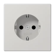 Korting Jung LS 1520 N LG Wandcontactdoos met beschermingscontact Lichtgrijs
