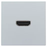 Niko 121-69417 Afwerkingsset met HDMI-naar-HDMI-aansluiting, sterling coated Goedkoop