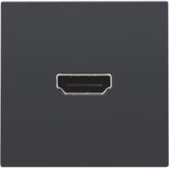 Niko 122-69417 Afwerkingsset met HDMI-naar-HDMI-aansluiting, anthracite coated Superprijs