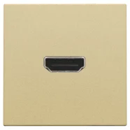 Niko 221-69417 Afwerkingsset met HDMI-naar-HDMI-aansluiting, gold coated Beste Prijs