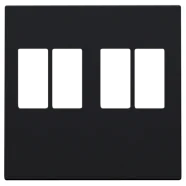Niko 161-69701 Afwerkingsset voor tweevoudige luidsprekeraansluiting, Gratis Retour