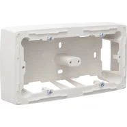 Niko 101-77500 Dubbele opbouwdoos voor alle inbouwapparaten uit de Original-reeks, White Premium