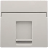 Niko 102-65100 Centraalplaat data 1x RJ, Light grey Laatste Kans