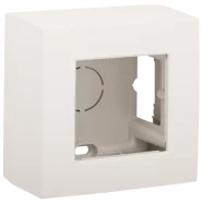 Rechtstreeks Van De Fabrikant Niko 101-80100 Enkelvoudige opbouwkit voor opbouwmontage van 1 inbouwapparaat, White