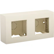 Speciale Aanbieding Niko 100-80200 Tweevoudige opbouwkit voor opbouwmontage van 2 inbouwapparaten, Cream