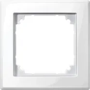 Schneider Electric Merten 478125 M-Smart 1-voudig afdekraam Actief wit Flitsaanbieding