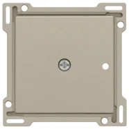 Niko 157-77001 Afwerkingsset voor 1-kanaals inbouw RF-ontvanger met enkelpolig (potentiaalvrij) schakelcontact of inbouw RF-ontvanger met rolluikfunctie, Champagne coated Snelle Levering