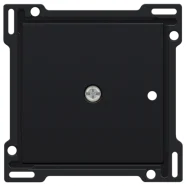 Niko 161-77001 Afwerkingsset voor 1-kanaals inbouw RF-ontvanger met enkelpolig (potentiaalvrij) schakelcontact of inbouw RF-ontvanger met rolluikfunctie, Black coated Beperkte Voorraad