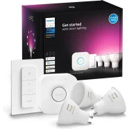 Voordeelprijs Philips 929003666510 Hue White and Color Ambiance GU10 (starter kit)