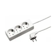 Kaiser Martin 1045ZL Tafelcontactdoos 3-voudig met randaarde 1,5 meter snoer Wit Actieprijs