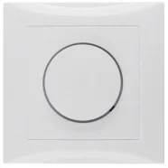 Must-Have Berker 11309909 S.1/B.3/B.7 Volle afdekpl. + knop voor draai- dimmer/potmeter polarwit mat