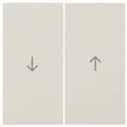Must-Have Berker 16258982 S.1/B.3/B.7 Wippen voor enkele jaloeziebediening crème-wit/elektrowit