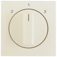 Lage Prijs Berker 1084898200 S.1/B.3/B.7 Afdekking + draaiknop 3-standensch. zonder 0-stand crème-wit/elektrowit