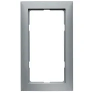 Weekendaanbieding Berker 13099939 S.1 Afdekraam 1,5-voudig verticaal aluminium mat