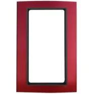 Shop Nu Berker 13093012 B.3 Afdekraam 1,5-voudig aluminium rood geëloxeerd, binnenring antraciet mat