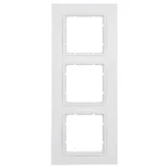 Weekendaanbieding Berker 10136919 B.7 Afdekraam 3-voudig polarwit mat