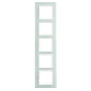 Laatste Versie Berker 10156909 B.7 Afdekraam 5-voudig glas polarwit