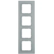Meest Verkocht Berker 10146414 B.7 Afdekraam 4-voudig glas alulook