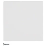 Koopje Berker 85141129 Q.1/Q.3/Q.7 Drukknop-opzetmodule, 1-voudig polarwit soft finish