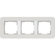 Uitverkoop Gira 0213411 Afdekraam E3 3-voudig Lichtgrijs soft-touch