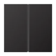 Jung AL 2401 TSA D Tasterset 1-voudig compleet Dark (gelakt aluminium) Finale Uitverkoop