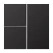 Jung AL 2403 TSA D Tasterset 3-voudig compleet Dark (gelakt aluminium) Laatste Kans