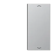 Jung AL 2402 TSAP Taster 2-voudig met symbolen Aluminium Weekendaanbieding