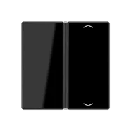 Jung A 401 TSAP SW Taster 1-voudig met symbolen Zwart Speciale Aanbieding