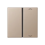 Jung A 401 TSAP CH Taster 1-voudig met symbolen Champagne Must-Have