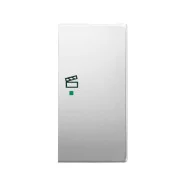 Lage Prijs Busch Jaeger 6220-0-0425 Bedieningswip 2-voudig rechts, Met symbool "Scène" Pure Stainless steel