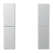 Koop Online Jung AL 2502 TSA Tasterset 2-voudig compleet Aluminium