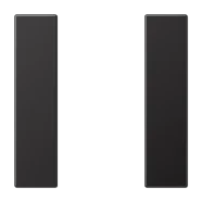 Jung AL 2501 TSA D Tasterset 1-voudig compleet Dark (gelakt aluminium) Meest Verkocht